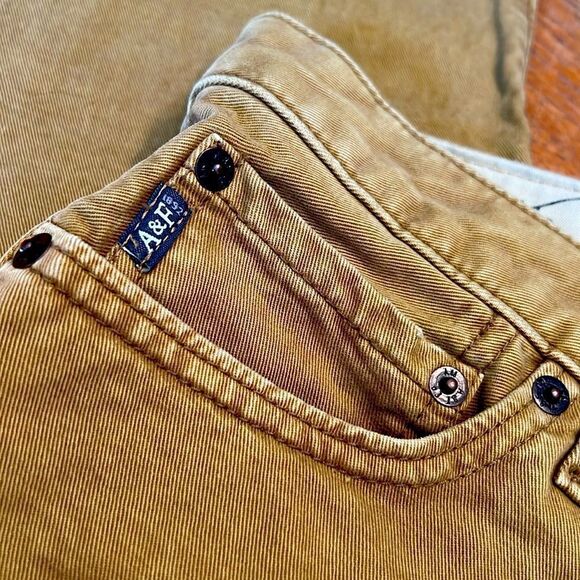 Abercrombie & Fitch Jeans Deep Gold 34/32 The Skinny - Picture 7 of 13